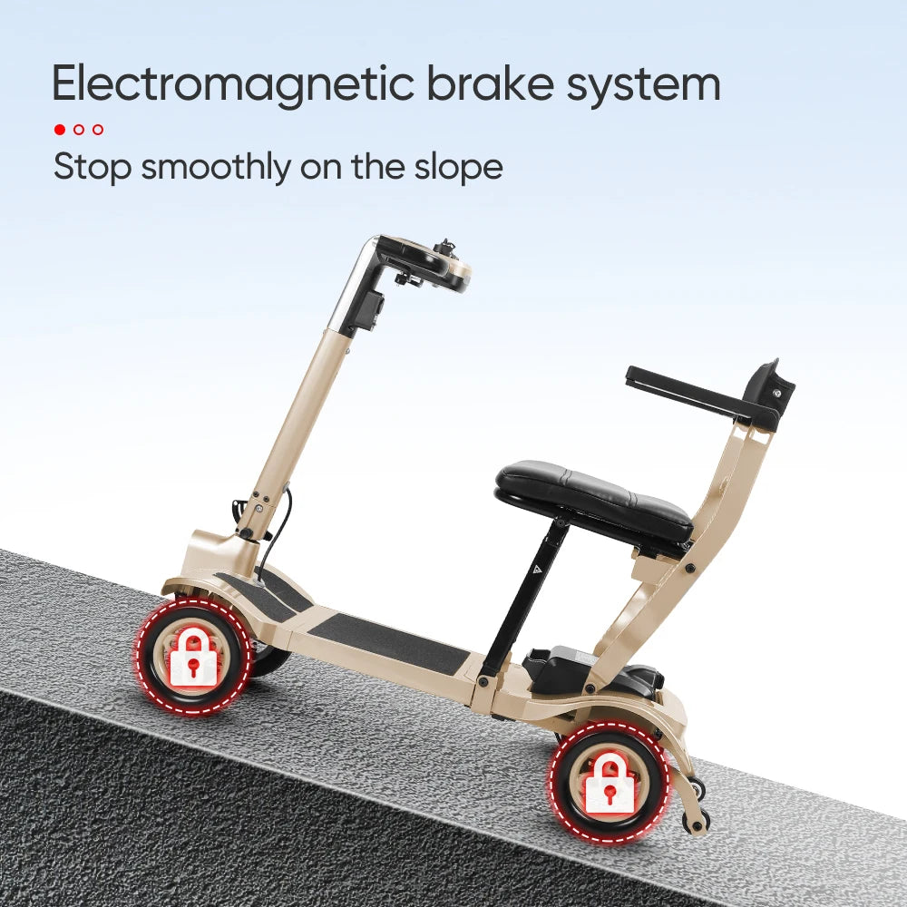 Travel Portable Folding Ultra Light Mobility Scooter