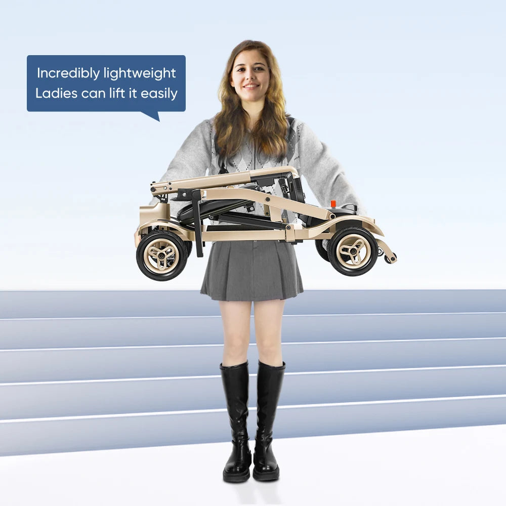 Travel Portable Folding Ultra Light Mobility Scooter