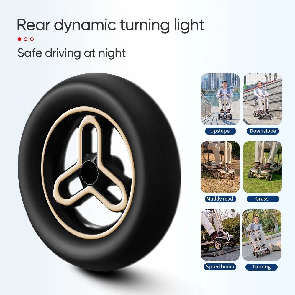 Travel Portable Folding Ultra Light Mobility Scooter