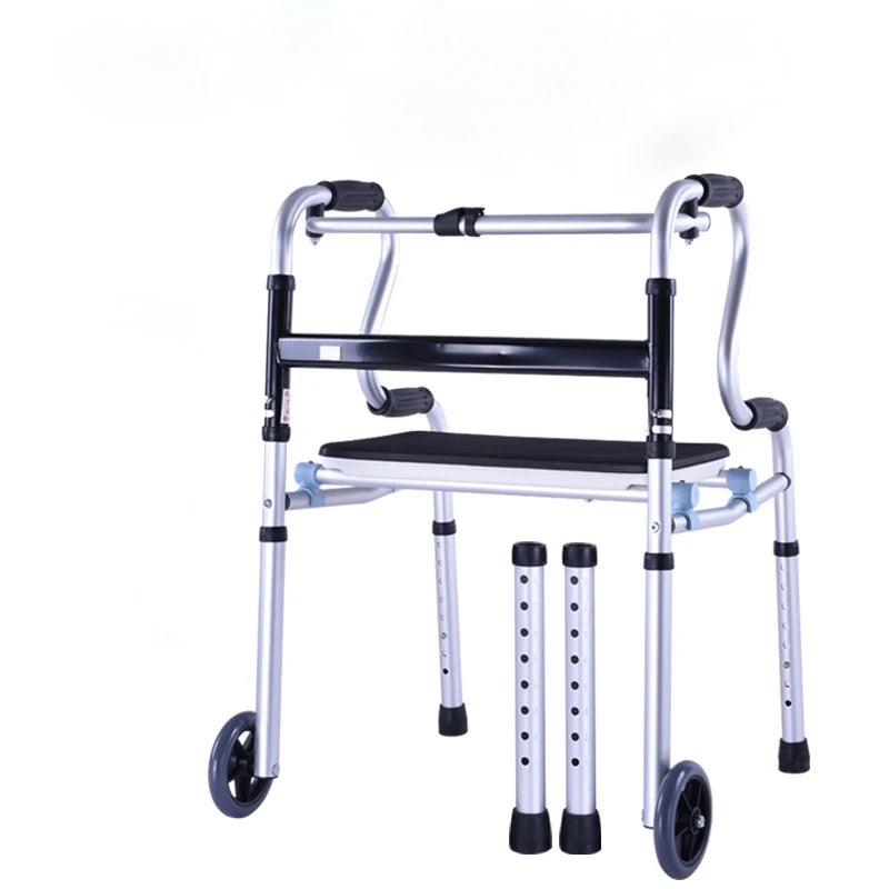 Walking Aid Elderly Adjustable Aluminum Alloy Rollator