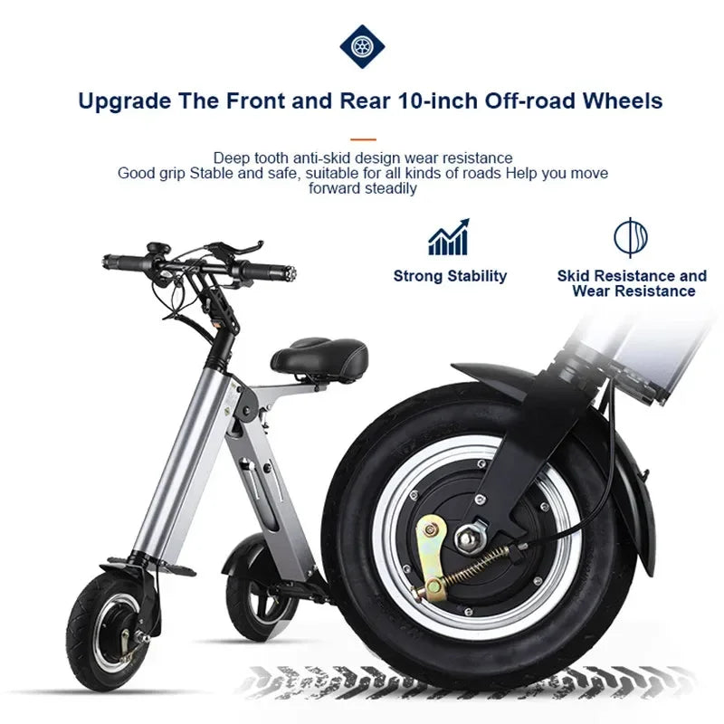 Foldable Electric Tricycle 250W 36V Mobility Scooter