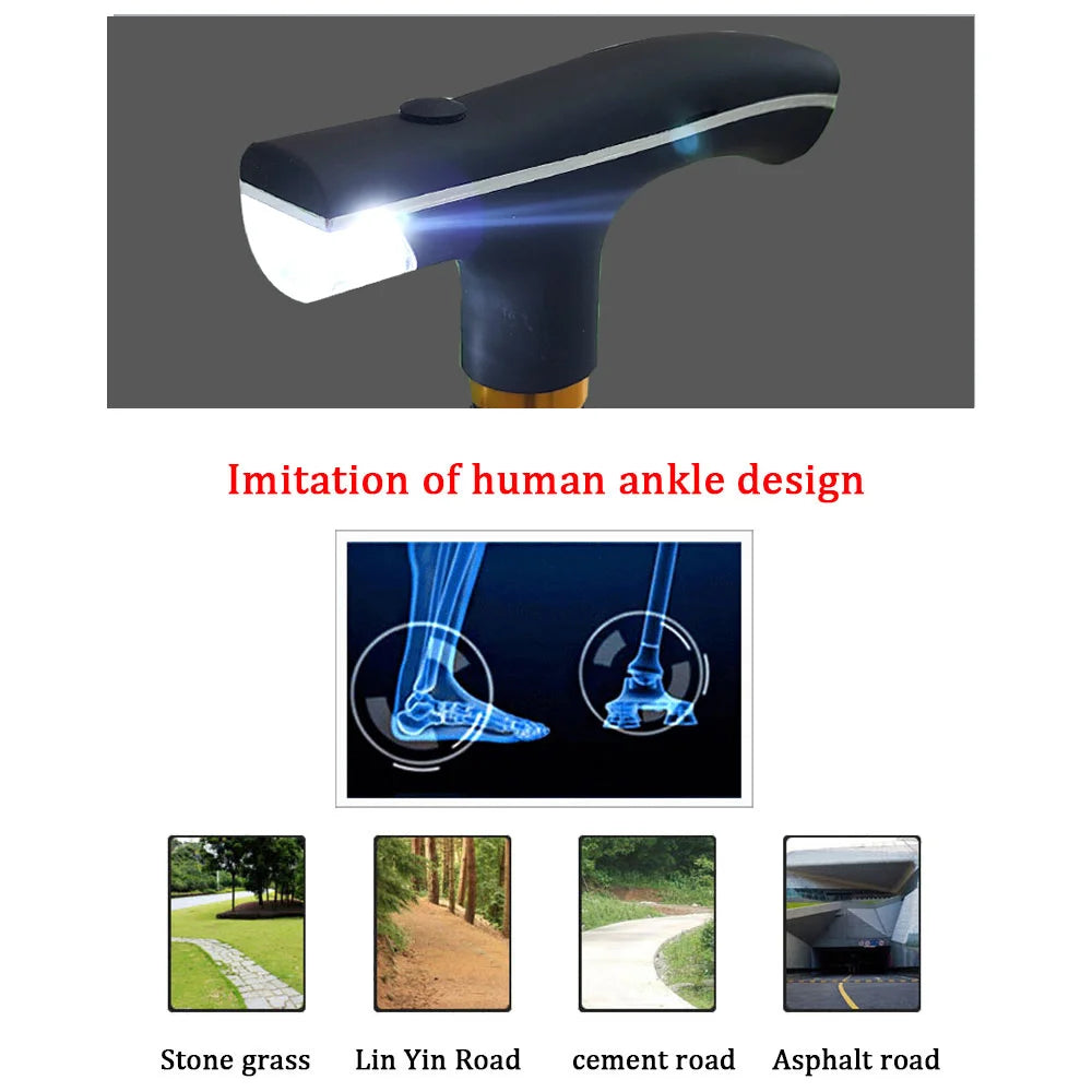 Collapsible Telescopic Folding Cane