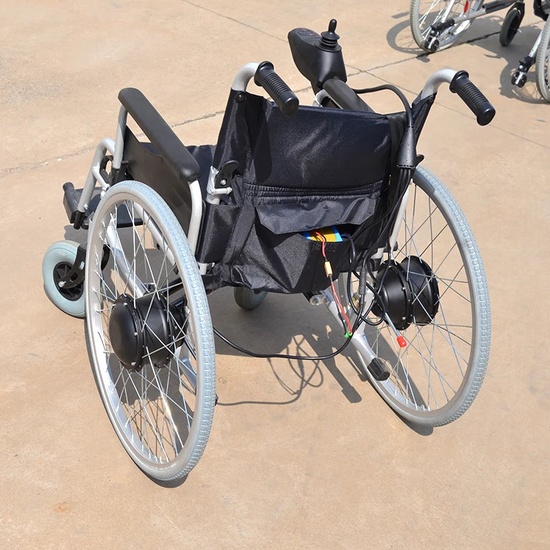 The Elderly Disabled Persons Aluminum Lightweight 350w Electric Wheelchair