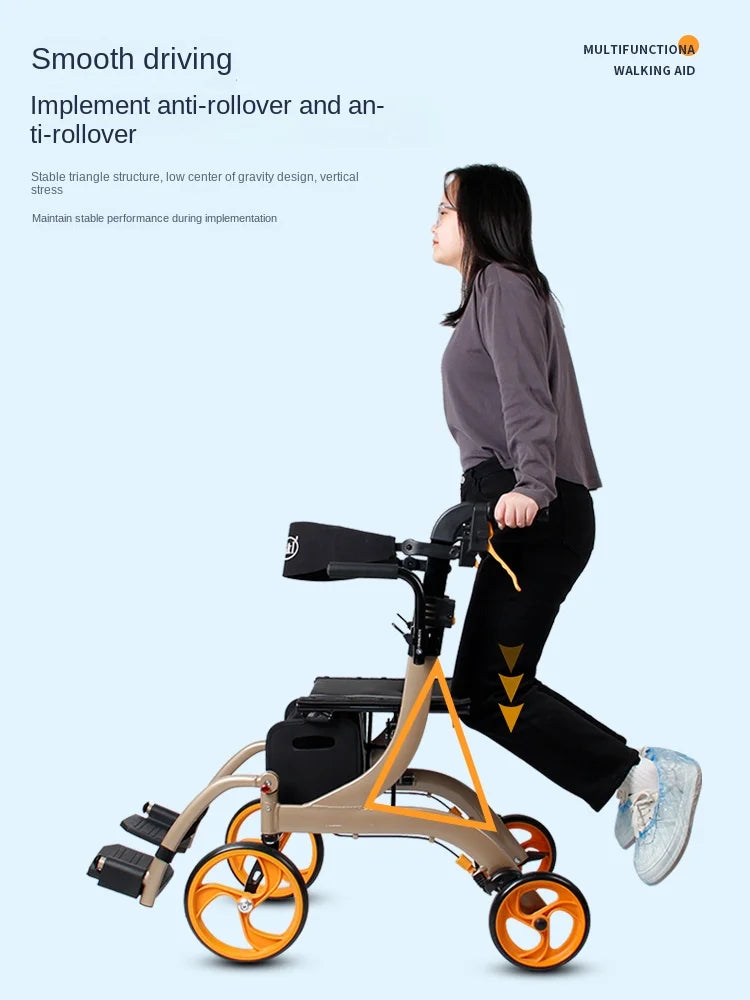 2 in 1 Rollator Walker