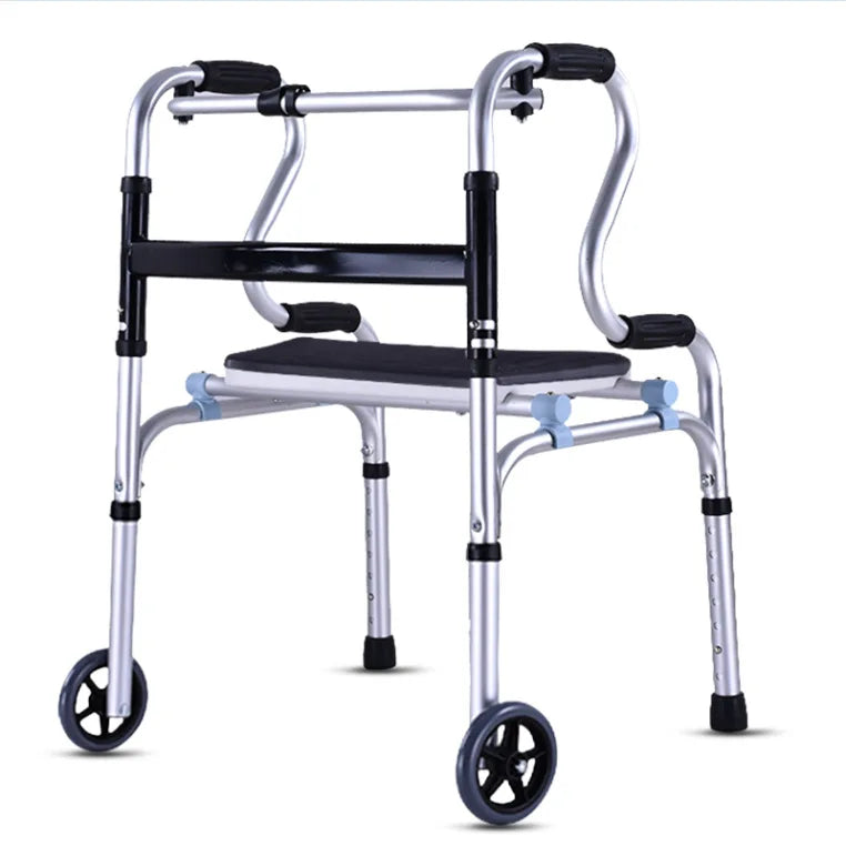 Walking Aid Elderly Adjustable Aluminum Alloy Rollator